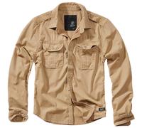 Brandit Chemise vintage manches longues – camel – Taille 5XL