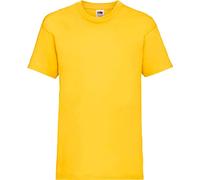 Shirtinstyle KIDSba004 Garçon Maillot de course à manches longues - Jaune - 12 ans