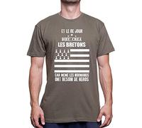 Shirtizz Tshirt Bretagne & Breton - Et Le 8eme Jours Dieu crÈa Les bretons