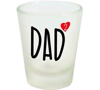 Shirtstown Verre à Schnaps avec Maximes Rond Um (Autour de) Le/la Thème Famille - Papa Haut 2, 40 ML