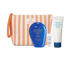 Shiseido - Coffret Expert Sun Protector Coffret Pour Femme Lait Solaire Spf 50+ Visage Et Corps 150ml + 2 Produits - Kapao Parfumerie en ligne française