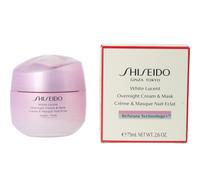 Shiseido White Lucent Overnight Cream & Mask masque et crème de nuit hydratant anti-taches pigmentaires 75 ml