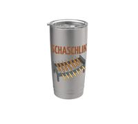Shish kebab Barbecue Brochettes Russes Barbecue Russie Gobelet isotherme en acier inoxydable double paroi