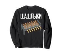 Shish Kebab Barbecue Brochettes Russes Barbecue Russie Sweatshirt