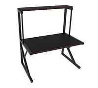 SHISHI Étagères à Épices en Métal, Support à Micro-Ondes, Étagère de Cuisine Comptoir, Porte-épices, Étagère de Rangement pour Micro-Ondes, Support de Rangement Cuisine (Noir, 54×34,5×65 cm)