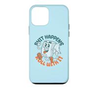 Shit Happens Roll with It - Funny Adult Humor Coque pour iPhone 12 Mini