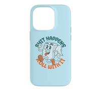 Shit Happens Roll with It - Funny Adult Humor Coque pour iPhone 14 Pro