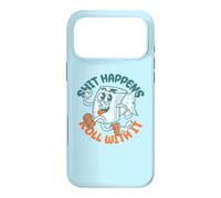 Shit Happens Roll with It - Funny Adult Humor Coque pour iPhone 17 Pro Max