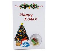 Shit the Glitter The Glamour Gift Carte de Noël « Happy X-mas »