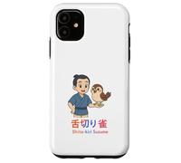 Shita-Kiri Suzume Le Moineau taillé à la Langue Coque pour iPhone 11