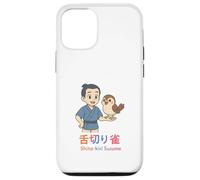 Shita-Kiri Suzume Le Moineau taillé à la Langue Coque pour iPhone 12/12 Pro