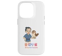 Shita-Kiri Suzume Le Moineau taillé à la Langue Coque pour iPhone 14 Pro