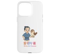 Shita-Kiri Suzume Le Moineau taillé à la Langue Coque pour iPhone 15 Pro Max