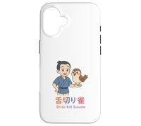 Shita-Kiri Suzume Le Moineau taillé à la Langue Coque pour iPhone 16