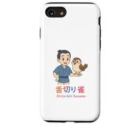 Shita-Kiri Suzume Le Moineau taillé à la Langue Coque pour iPhone SE (2020) / 7/8