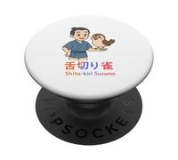 Shita-Kiri Suzume Le Moineau taillé à la Langue PopSockets PopGrip Adhésif