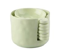 Shitafe Assiette pour Sauce à Tremper | Plat À Condiments Avec Boîte De Rangement | Mini Contenant Céramique Plateau de Service pour Apéritif Snack BBQ Sauce Soja Cuisine