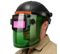 Shitafe Casques de soudage à obscurcissement Automatique - Protection faciale Automatique pour Soudeur | Casques de Soudure à Couleurs réelles,pour Le bâtiment, Atelier, Garage, mécaniciens, Maison,