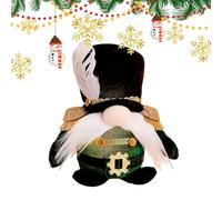 Shitafe Lutin de Noël,Figurine De Nain Soldat De Noël LED Debout,Décorations D'intérieur pour Bureau Domicile Extérieur École Dortoir - Appartement Anniversaire Fête