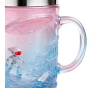 Shitafe Mug À Thé | Conteneur À Boisson 200ml Avec Motif Extraterrestre En Relief 3D | Mug À Boire Avec Bord En Acier Inoxydable | Pour Petit-déjeuner Soirée Domicile Bureau Voyage Pause