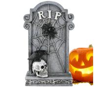 Shitafe Pierres Tombales d'Halloween,Décorations de Tombes pour le Cimetière | Stèles Miniatures Effrayantes pour Décorations de Sol, Panneaux Extérieurs, Jardin, Pelouse, Fêtes, Artisanat, Clôture et