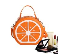 Shitafe Sac à Main Femme | Sac Tote Grande Capacité Forme de Quartier de Citron, bandoulière simple | Pour rouge à lèvres, portefeuille, peigne, lunettes de, soirée, festival