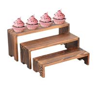 Shitafe Socle De Présentation en Bois | Support Organisateur pour Parfums | Porte-Desserts Emboîtables pour Gâteaux Figurines Aliments et Collections Bijoux