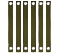 Shitailu Lot de 6 sangles d'arbre de 40 cm avec illets pour haubanage/tuteurage - Supports pour jeunes arbres et plantes pour jeunes plants et p