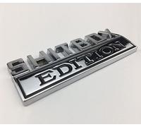 SHITBOX Edition - Couleurs au choix - Emblème de voiture en ABS - Symbole autocollant de marque (chrome noir)