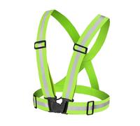 SHITINGRM Gilet fluorescent réglable avec sangles réfléchissantes pour la course à pied, l'équitation, pour adultes, étudiants, enfants