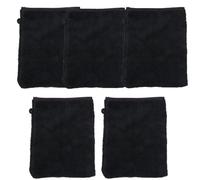 SHITINGRM Lot de 5 gants de nettoyage en microfibre doux pour le visage, réutilisables, 21 x 15 cm