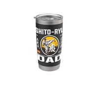 Shito-Ryu Karaté Dad - Design père et arts martiaux Gobelet isotherme en acier inoxydable double paroi