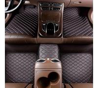 SHITONGSHANGMAO 5 Pièces Tapis de Sol Voiture pour Alfa Romeo Tonale AB 2022 en Cuir Imperméable Anti-dérapant All-Weather Protection Noir,Brown