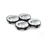 SHITONGSHANGMAO Cache Moyeux pour Fiat Grande Panda 2024 2025, Lot de 4 Universel Enjoliveur Central Argent Chromé Antirouille ABS Centre de Roue Jante 68mm