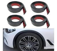 SHITONGSHANGMAO Élargisseur d'aile pour Opel Corsa Edition 2019-2024 2025, Passage de Roue Auto avec Adhésif Renforcé 4Pcs 1.5M Texture Carbone 3D Anti-Collision,3.5CM