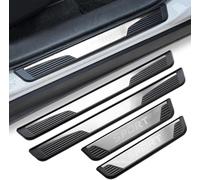 SHITONGSHANGMAO Protections de Seuil de Portière de Voiture pour Mini Aceman E SE (Seit 2024), Acier Inoxydable Protection Seuil de Porte Autocollant Plinthes Anti-Rayures