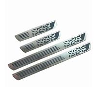 SHITONGSHANGMAO Protections de Seuil de Portière de Voiture pour Tesla Model Y Juniper 2025-2026, Acier Inoxydable Protection Seuil de Porte Autocollant Plinthes Anti-Rayures