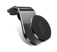 SHITONGSHANGMAO Support Telephone Voiture pour Dodge RAM 1500 2022 2023 2024, Support Aimanté avec N52 Aimants et Clip Crochet Stable pour Grille d'Aération Noire