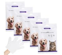SHITOOMFE Gants de Bain pour Chiens, Gants de Nettoyage d'animaux Compagnie 30pcs, lèche Bain pour Chiens épaissis, lingettes toilettage à la Peau Multi-usages pour Les Voyages à Domicile extérieur