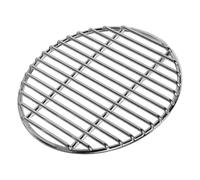 SHITOOMFE Grill Gates Remplacement de 16 Pouces en Acier Inoxydable épaissis de Boulangerie Gril à Gril épaissie pour Le Camping, Pique-Nique, Jardin, Grille Ronde