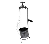 SHITOOMFE L'arrosage Solaire Peut éclairer la Lampe en Cascade de cheminement d'art étanche à l'étanché