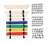 SHITOOMFE Rack d'affichage de Ceinture de karaté pour 8 Ceintures Affichage la Courroie en Bois avec Une Bande élastique et Un Crochet Suspendu pour Le karaté Martial