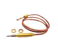 SHITOOMFE Thermocouple Universel, thermocouple à gaz Universel 600 mm, thermocoupleur, Accessoires de Gril pour cheminée à gaz, Barbecue, Foyer, Chauffage