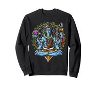 Shiva Dieu Hindou Zen Yoga Méditation Hindouisme Spirituel Sweatshirt