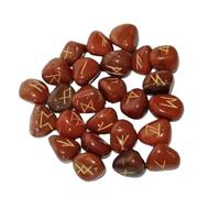 Shivaay - Galets rouges naturels - Rune - Pierre brute brute - Pour décoration d'intérieur et artisanat créatif - B0CYFJL7-DNM