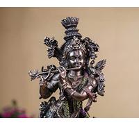 SHIVAJI ARTS Statue de Krishna Load Krishna - 38,1 cm - Dieu hindou - Gopal ji - Cadeau spirituel - Krishna debout