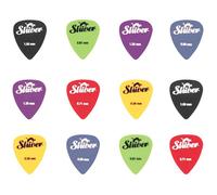 Shiver Médiators Nylon Mix 0,71- 1,5 mm Boîte de 12 Médiators