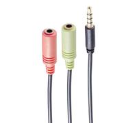 shiverpeaks Adaptateur en Y pour casque BASIC-S, TRRS