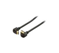 Câble HDMI - SHIVERPEAKS - BASIC-S - 1,0 m - Fiche A mâle coudé - Contacts plaqués or