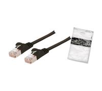 shiverpeaks BASIC-S, Cat7, 10m câble de réseau Noir U/FTP (STP)